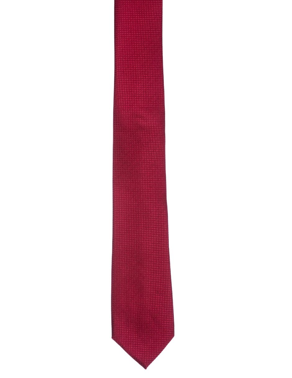 Corbata regular estampado a cuadros para hombre 3