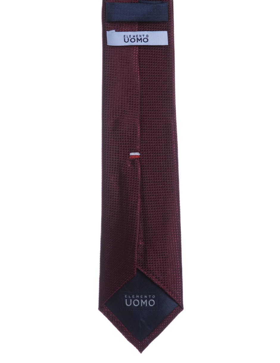 Corbata regular de seda estampado a cuadros para hombre 2