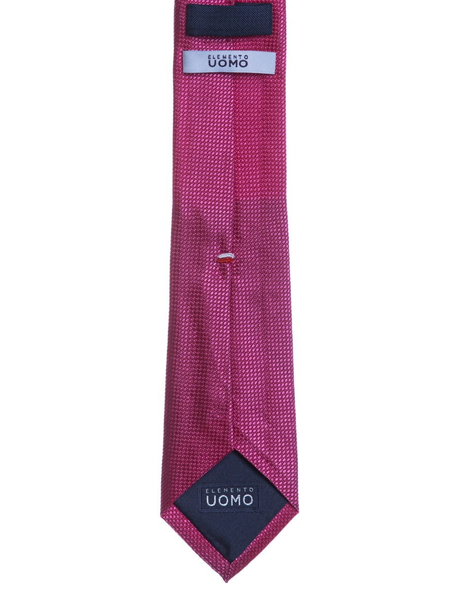 Corbata regular de seda estampado a cuadros para hombre 3