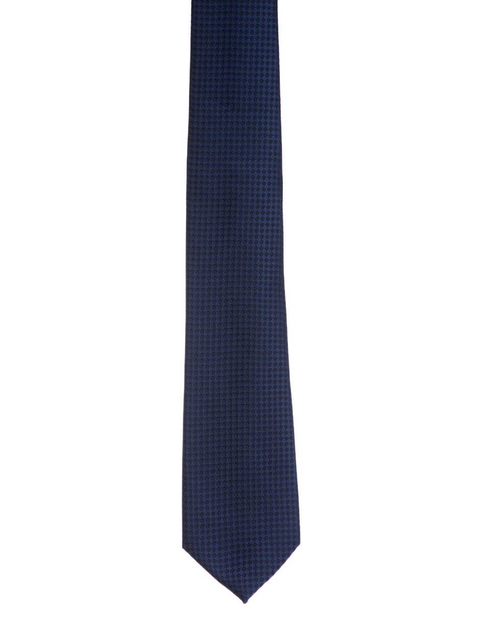 Corbata regular estampado a cuadros para hombre