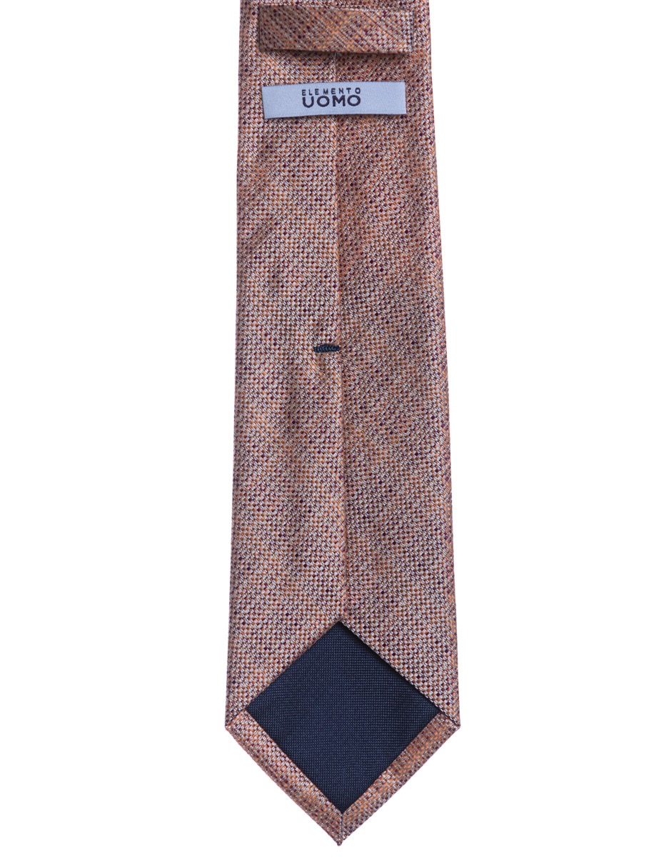 Corbata regular estampado jaspeado para hombre 3