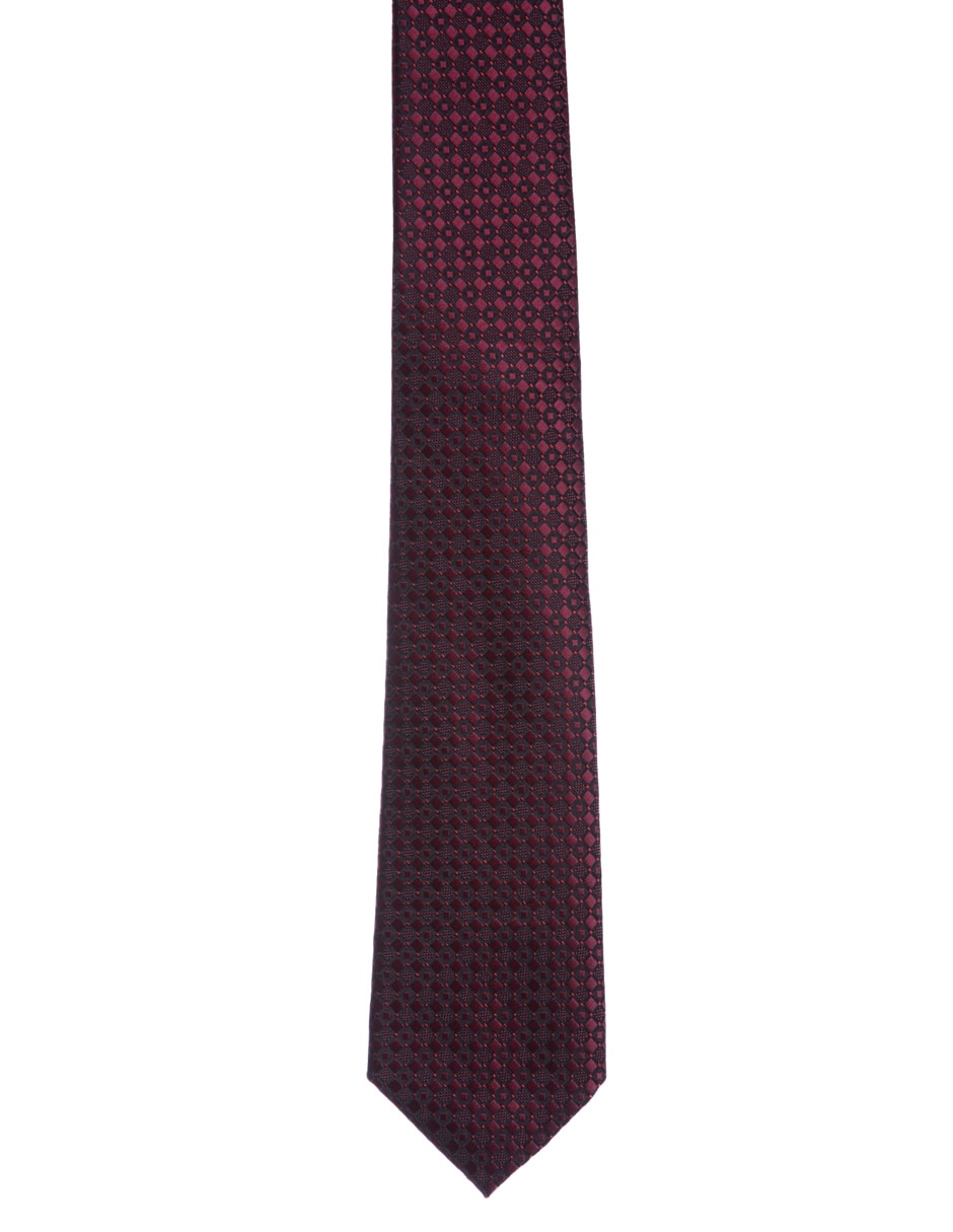 Corbata regular estampado a cuadros para hombre 3