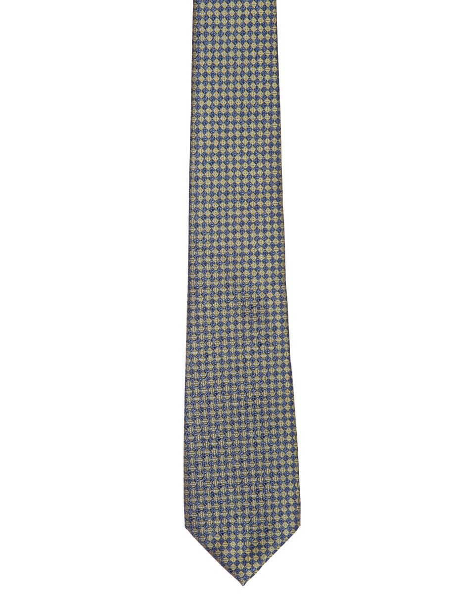 Corbata regular estampado a cuadros para hombre 2