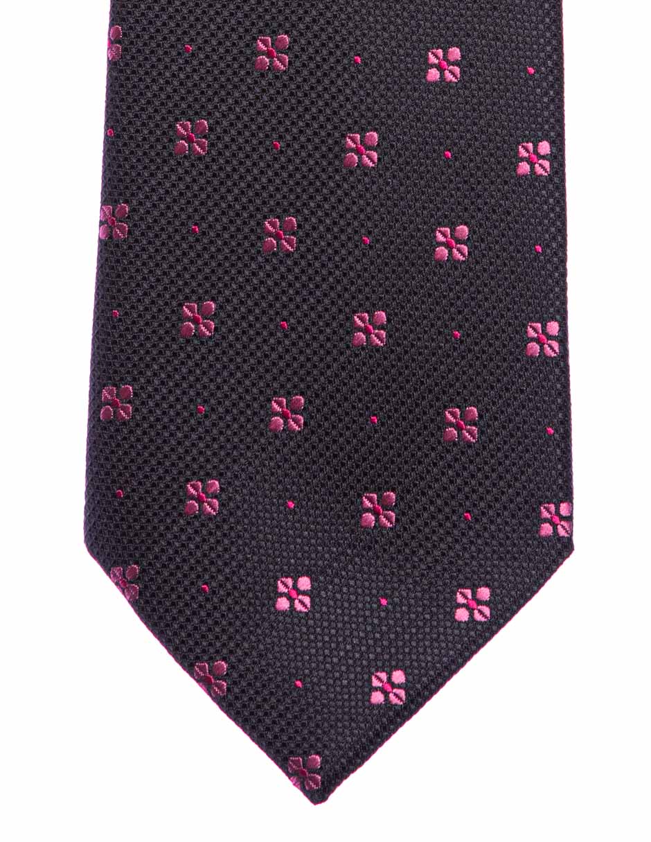 Corbata m fontana regular estampado floral para hombre