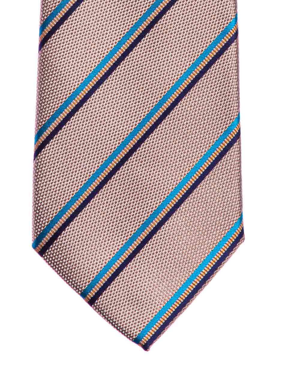 Corbata m fontana regular estampado a rayas para hombre