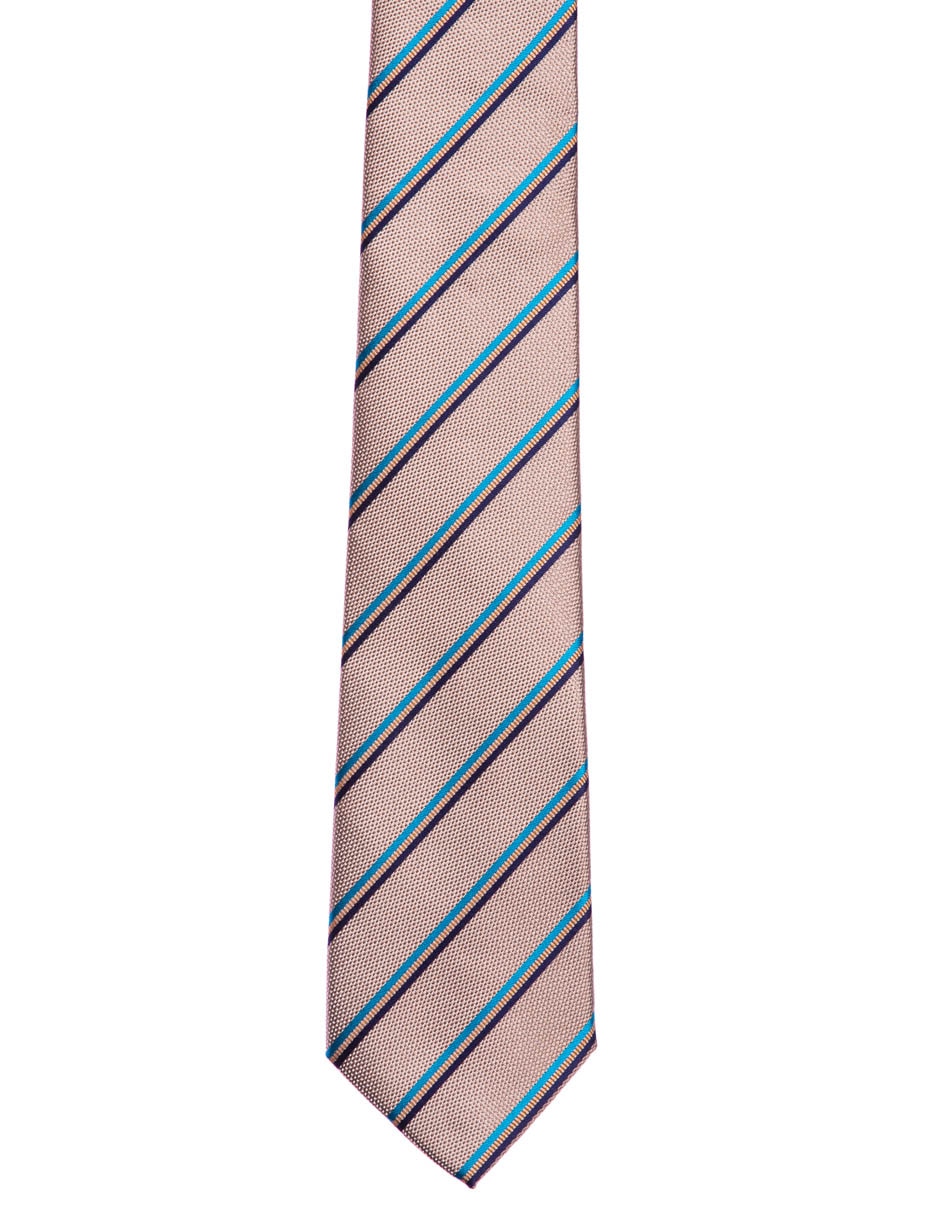 Corbata m fontana regular estampado a rayas para hombre