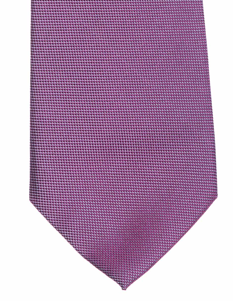 Corbata regular de seda estampado a rayas para hombre 3