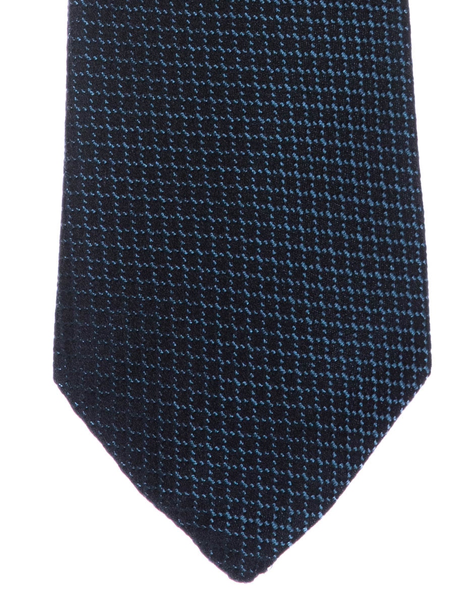 Corbata regular de seda estampado a rayas para hombre 3