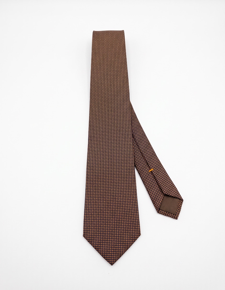 Corbata regular (6-8.5 Cm) de seda Estampado Jacquard para hombre 1