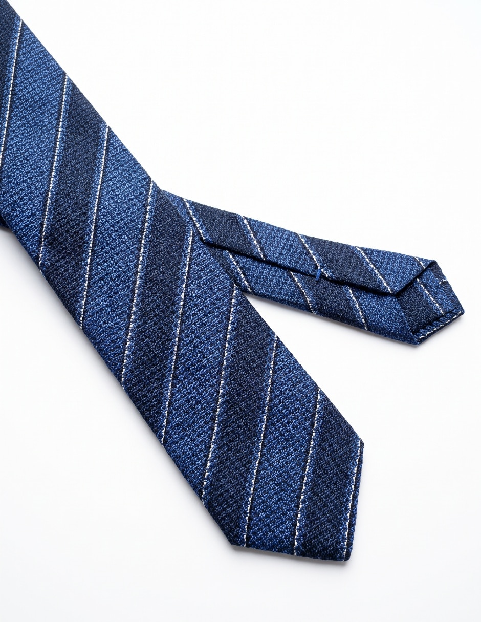 Corbata Regular (6-8.5 Cm) de algodón y seda estampado jacquard para hombre 3