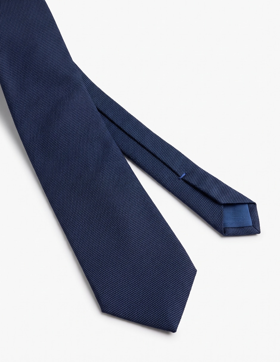 Corbata Regular (6-8.5 Cm) de algodón y seda estampado jacquard para hombre 3