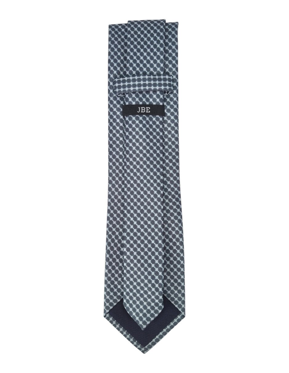 Corbata regular de seda estampado para hombre 3