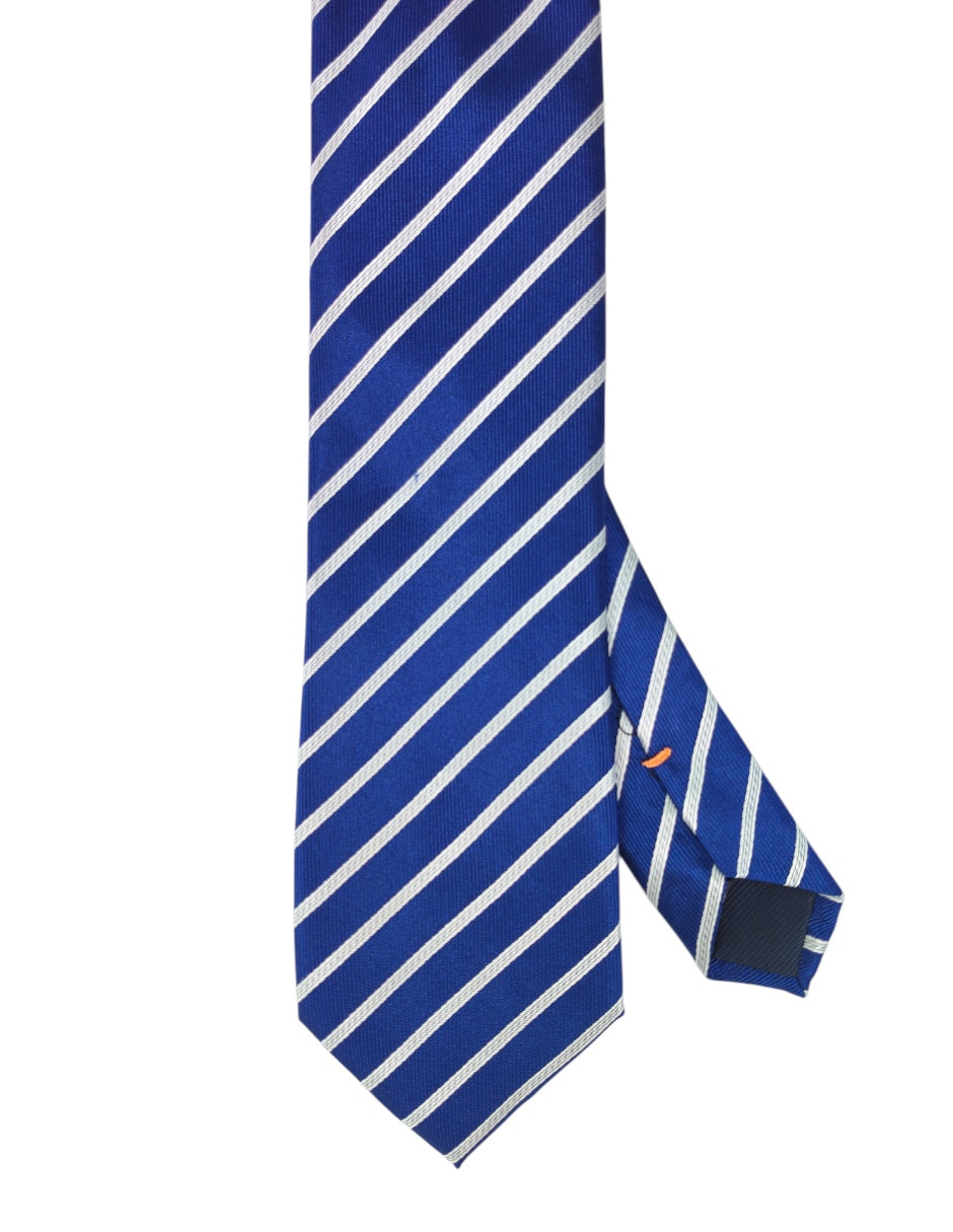 Corbata regular estampado a rayas para hombre