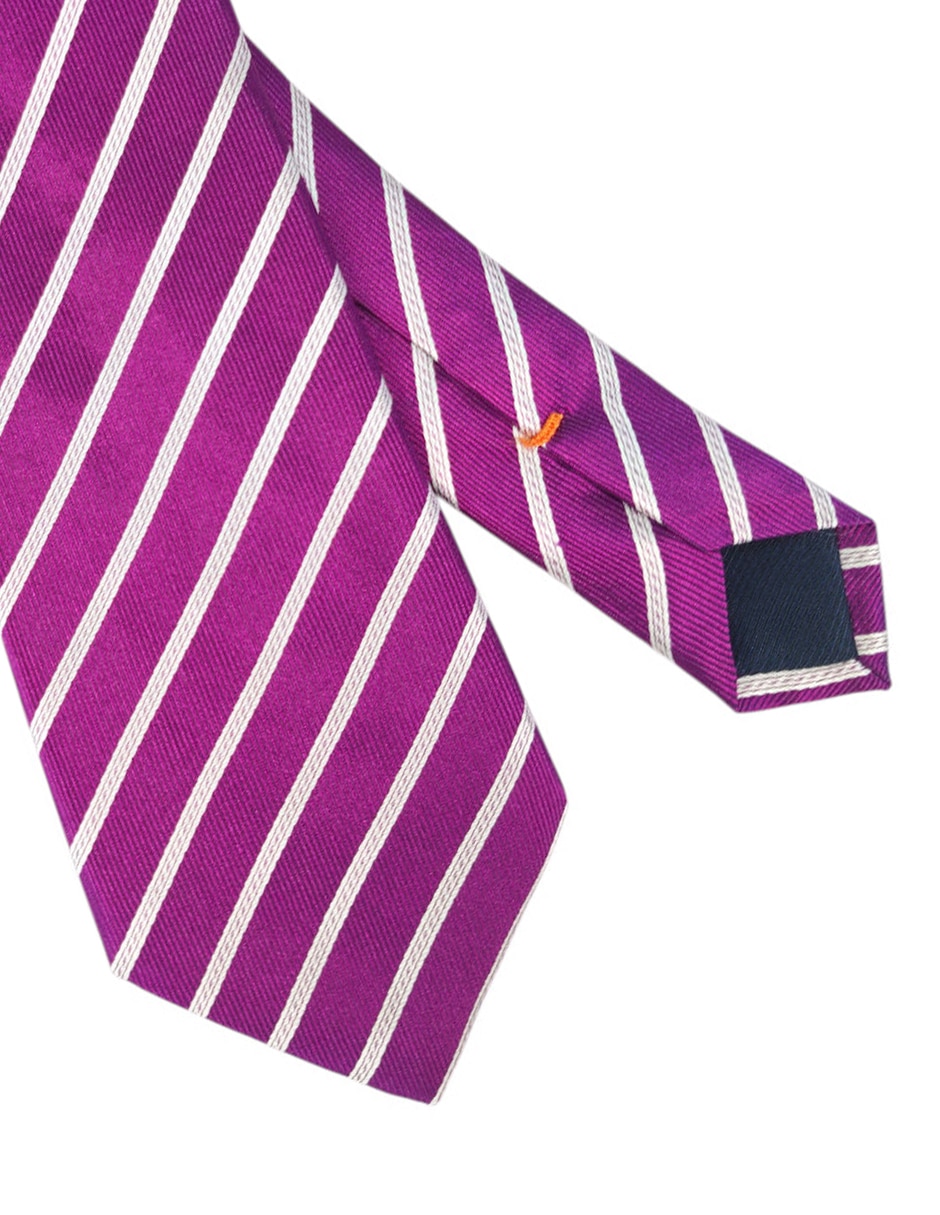 Corbata regular estampado a rayas para hombre 3