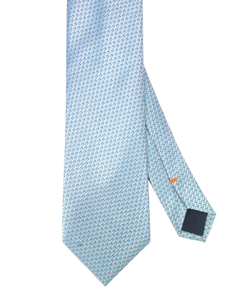 Corbata regular estampado geométrico para hombre