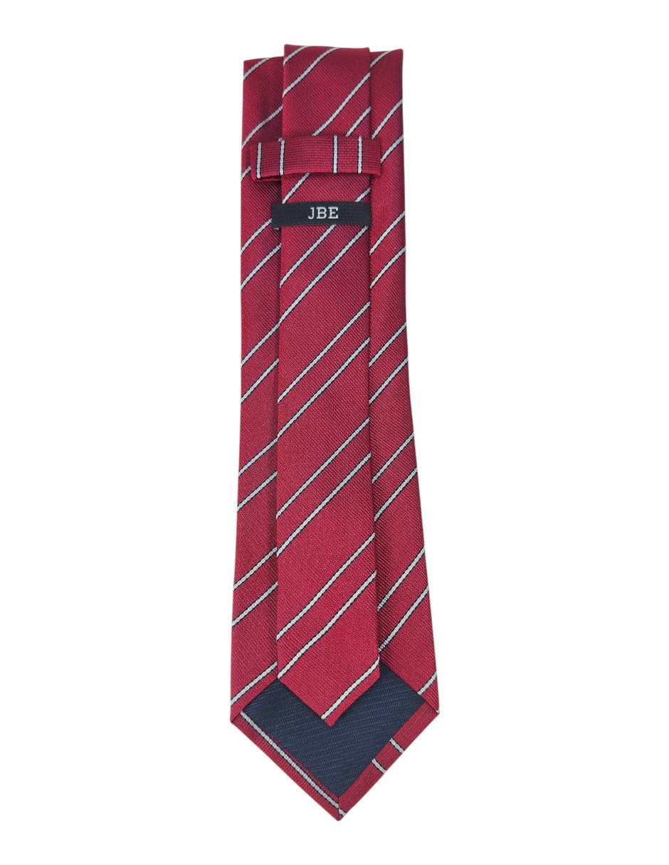 Corbata regular estampado a rayas para hombre 3
