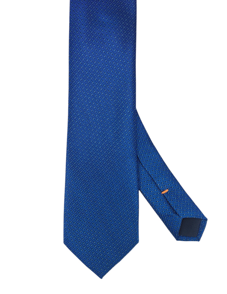 Corbata regular estampado gráfico para hombre