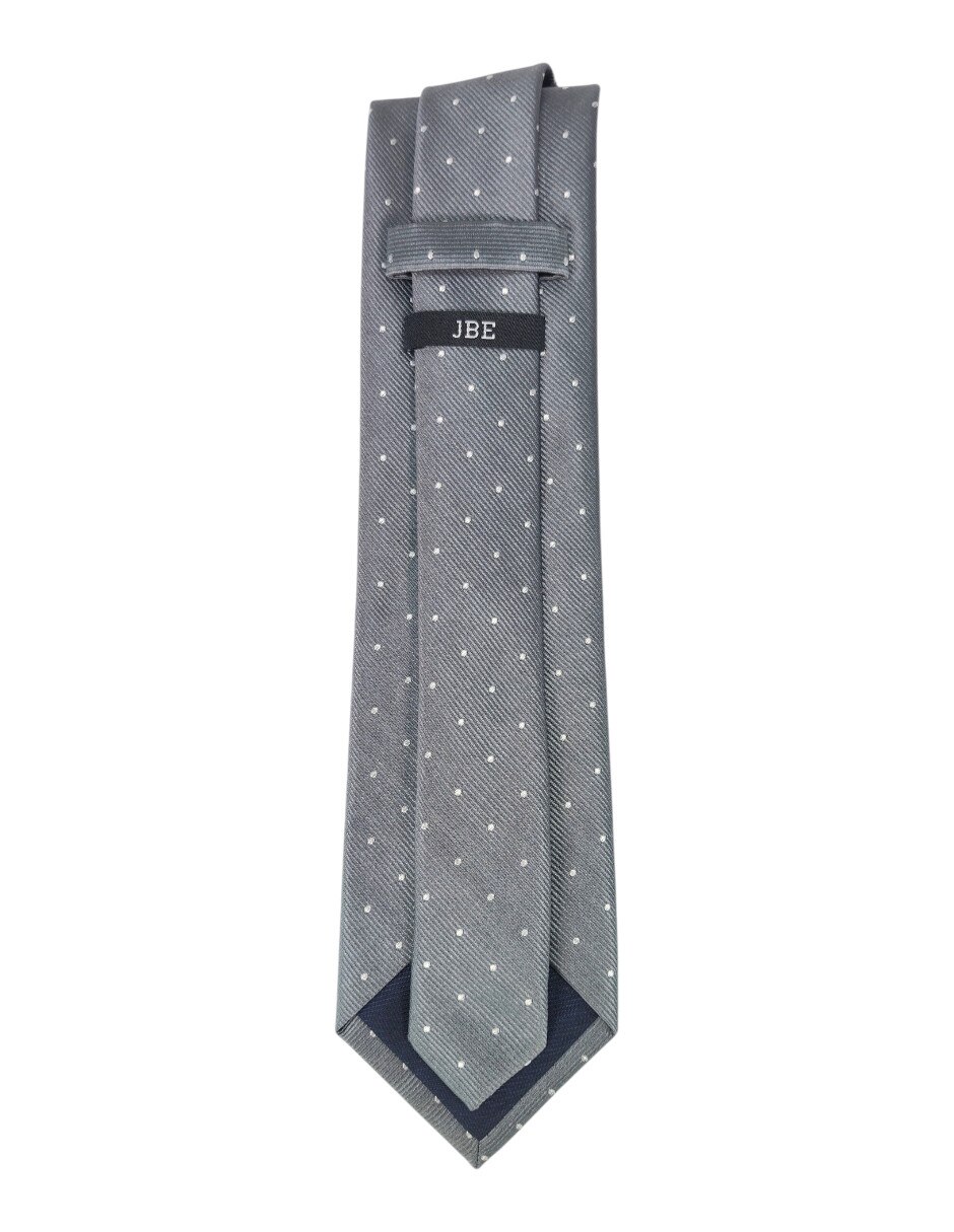 Corbata regular estampado lunares para hombre 2