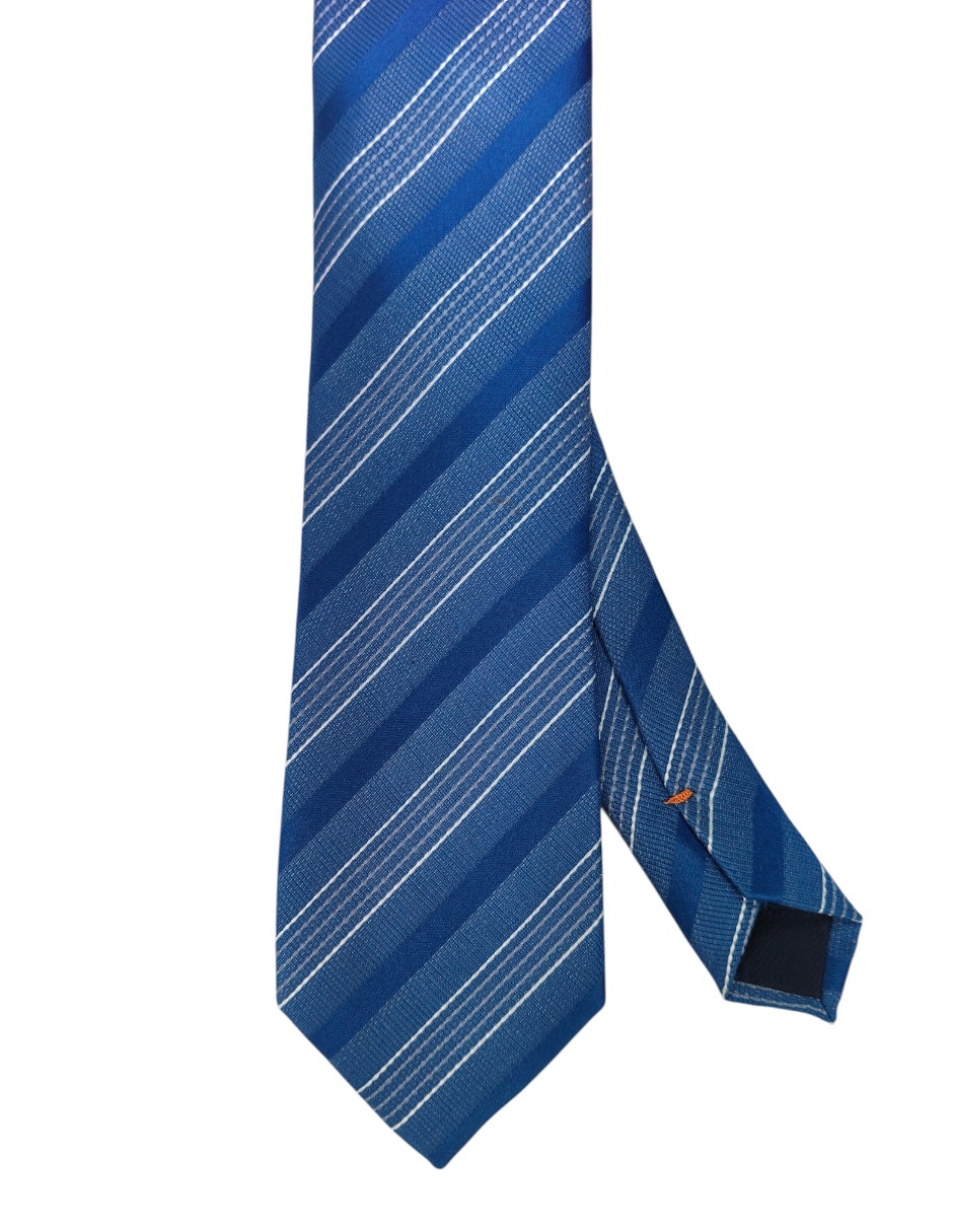 Corbata regular estampado a rayas para hombre