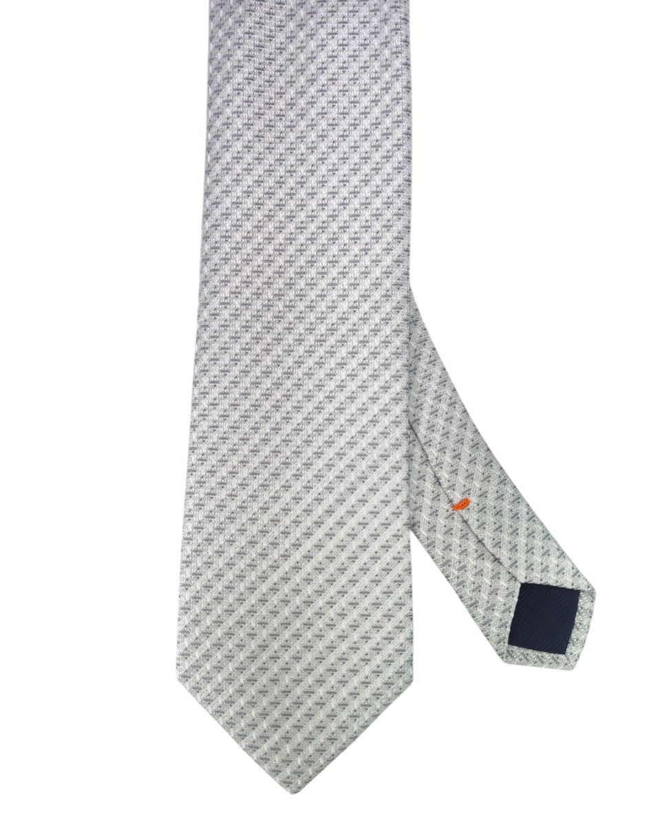 Corbata regular estampado a cuadros para hombre 1