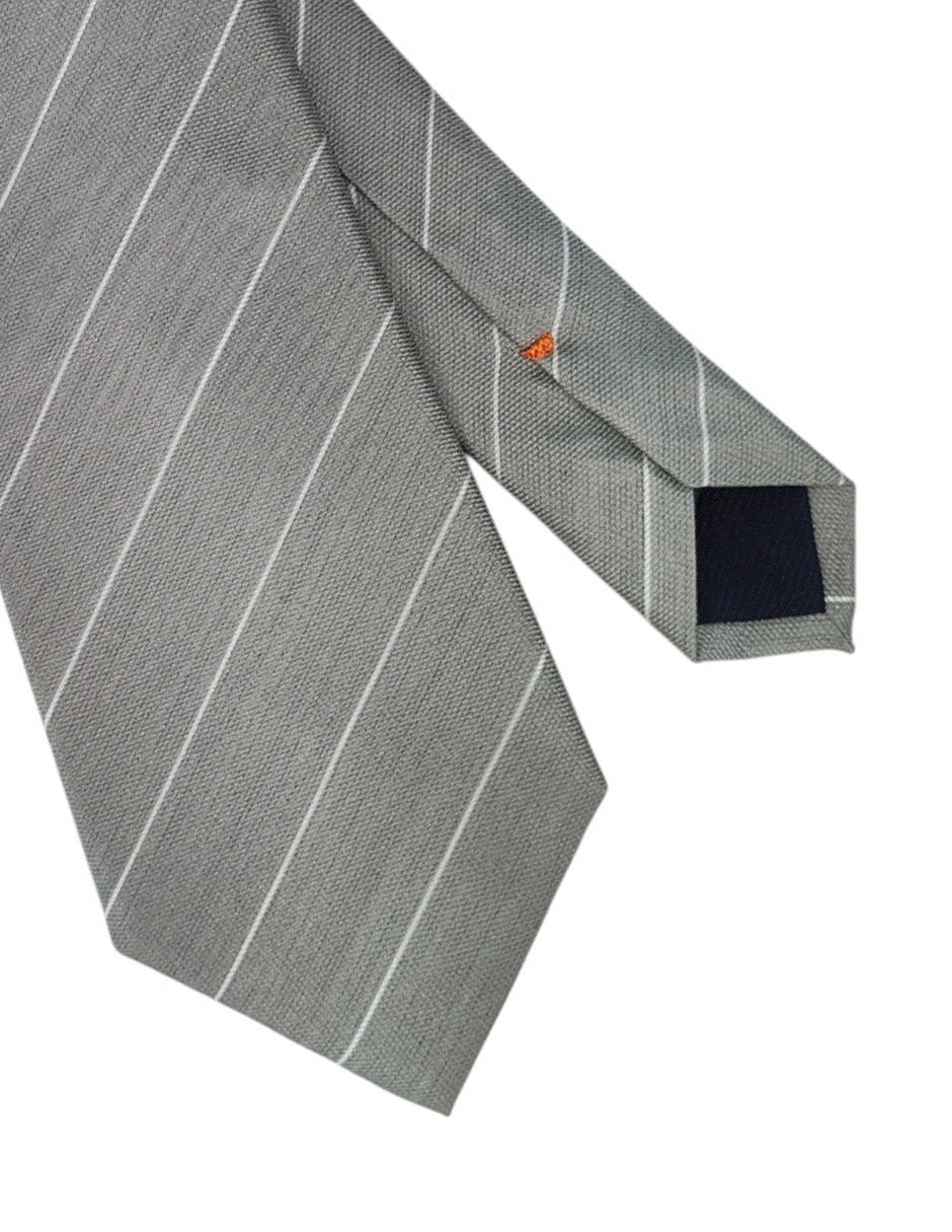 Corbata regular estampado a rayas para hombre 2