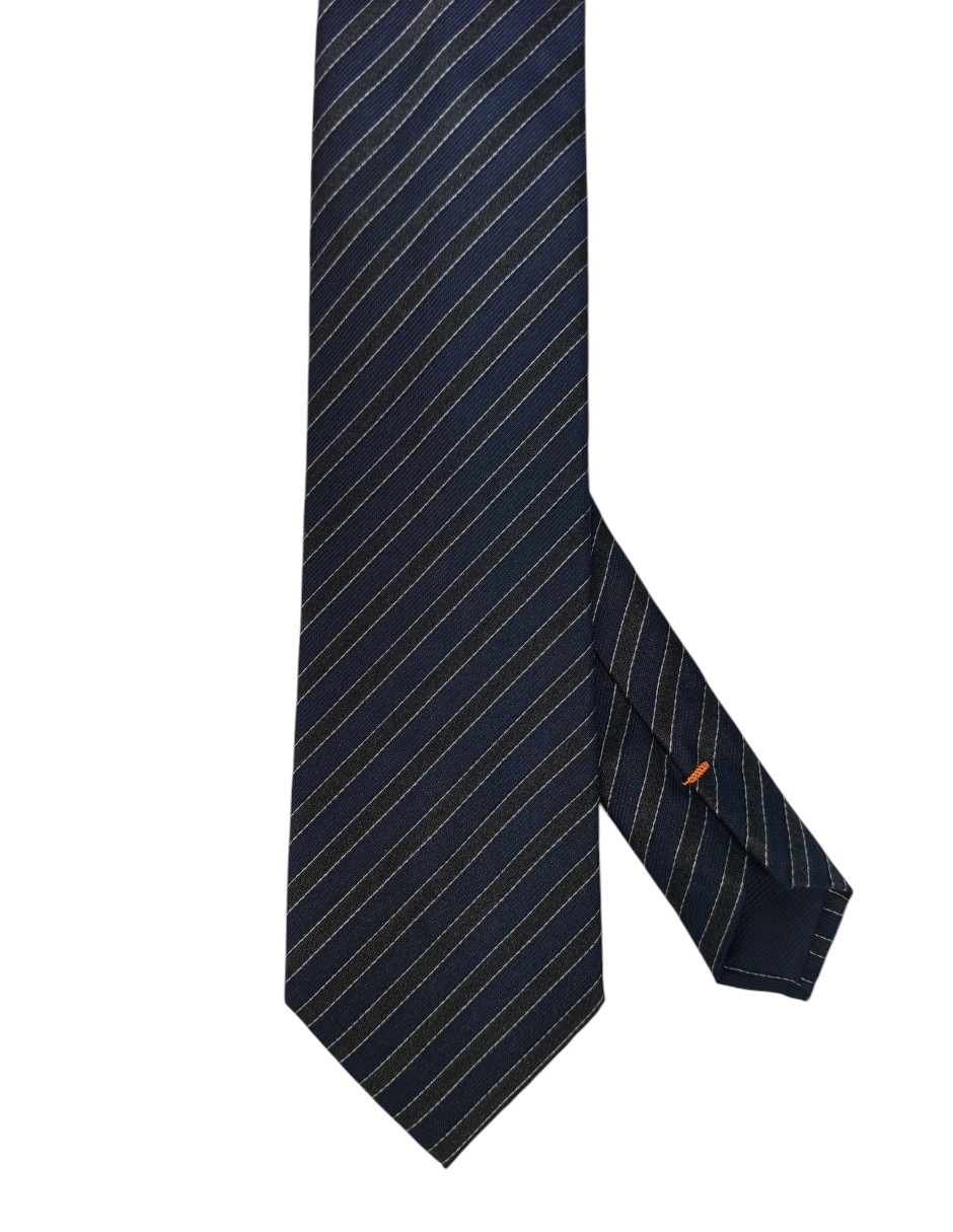 Corbata regular estampado a rayas para hombre