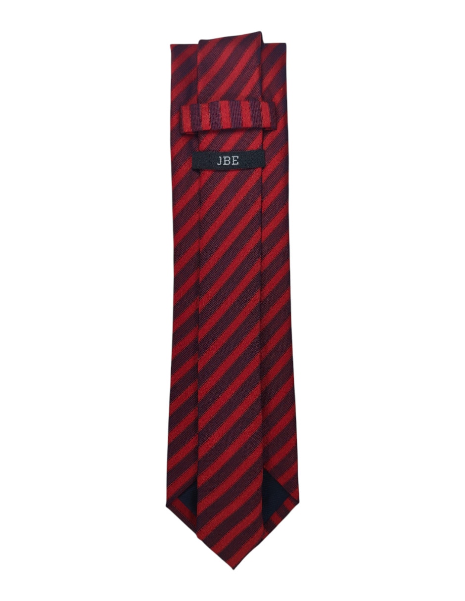 Corbata regular estampado a rayas para hombre 3