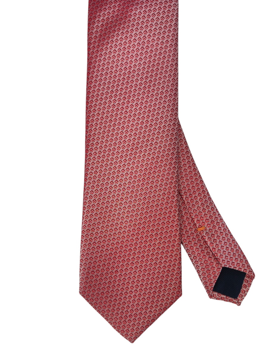 Corbata regular estampado geométrico para hombre 1