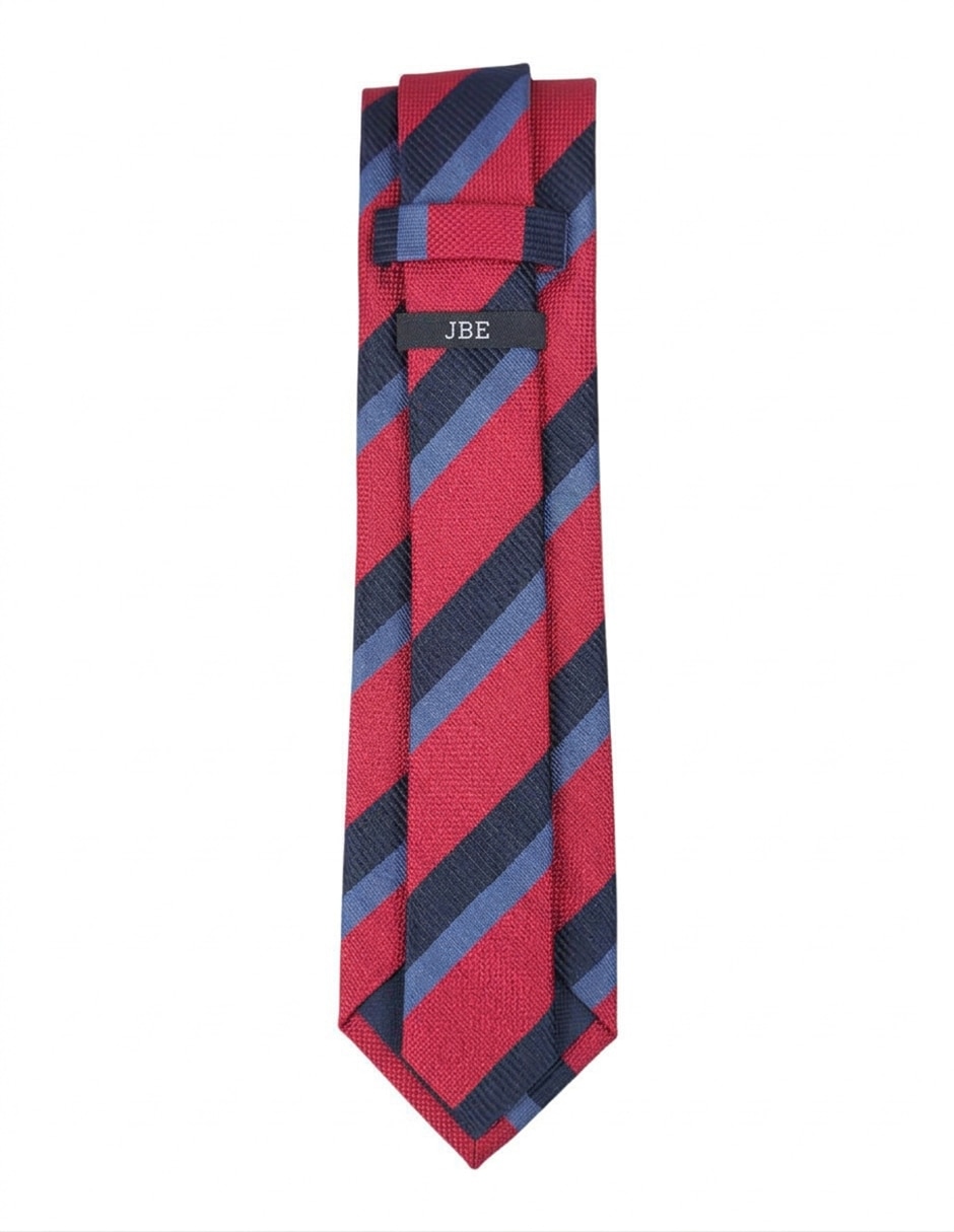 Corbata regular estampado a rayas para hombre 3