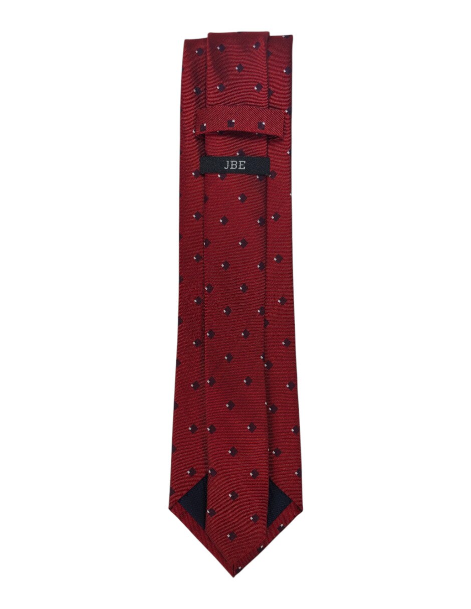 Corbata regular estampado geométrico para hombre 3