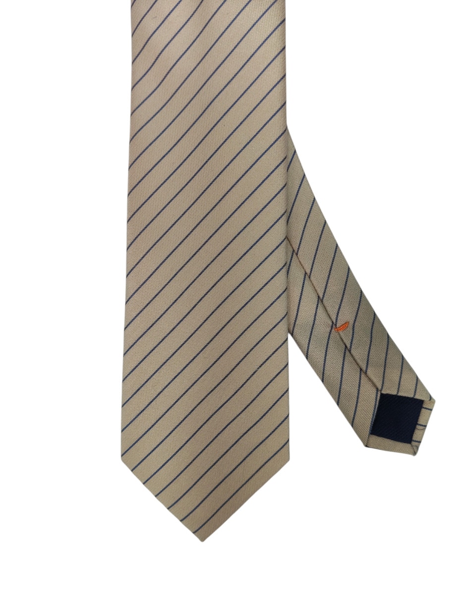 Corbata regular estampado a rayas para hombre