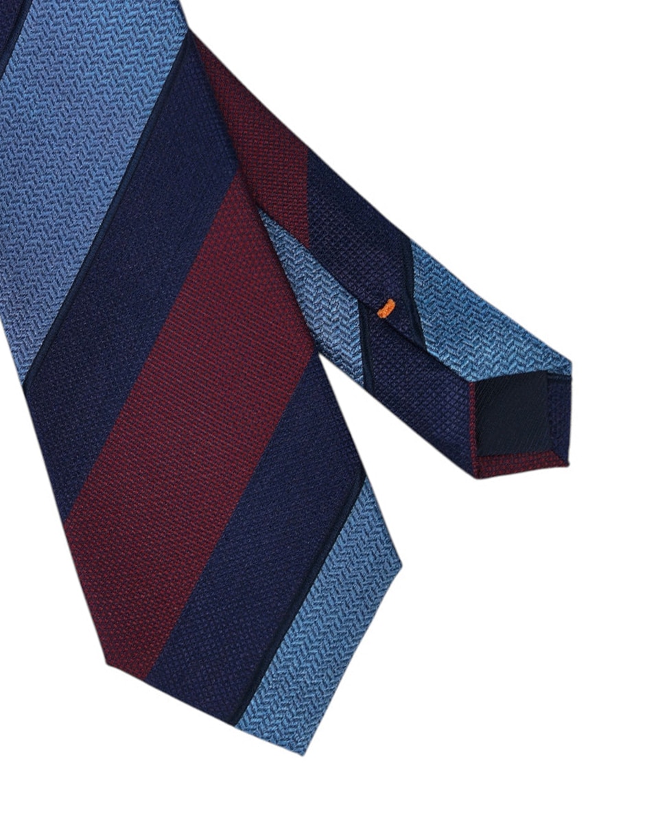 Corbata regular estampado a rayas para hombre 3