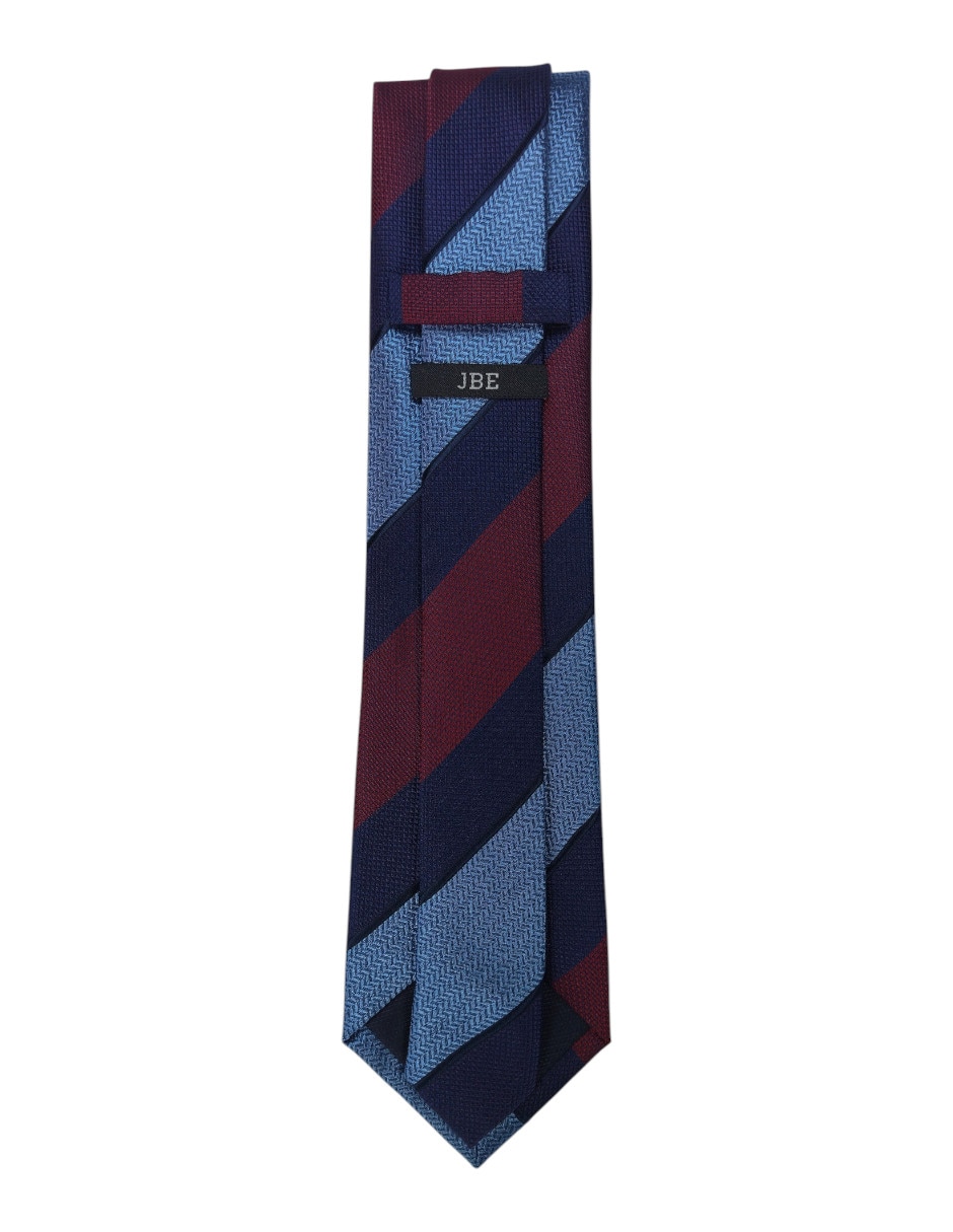 Corbata regular estampado a rayas para hombre 2