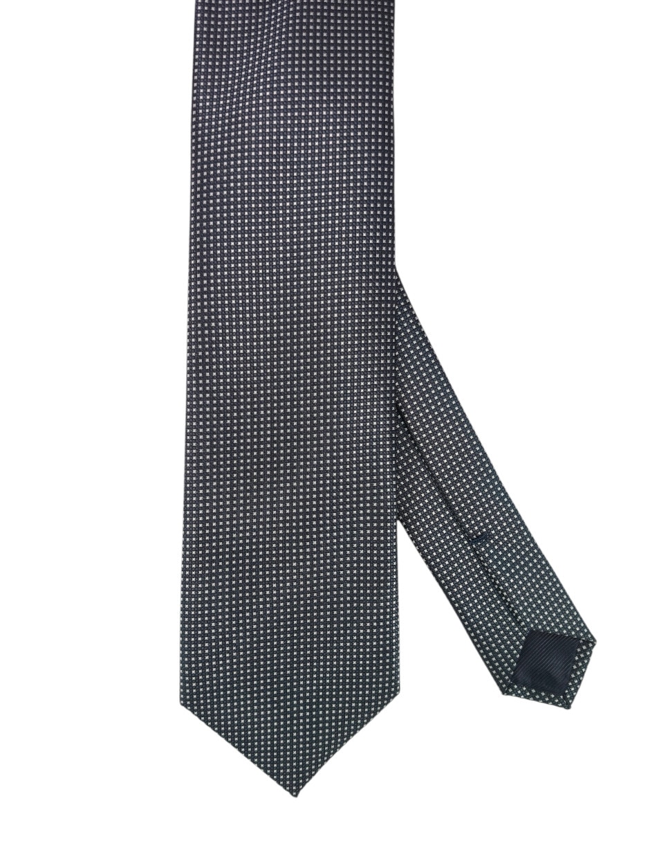 Corbata regular estampado gráfico para hombre