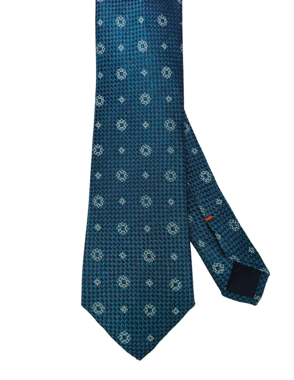 Corbata regular estampado floral para hombre