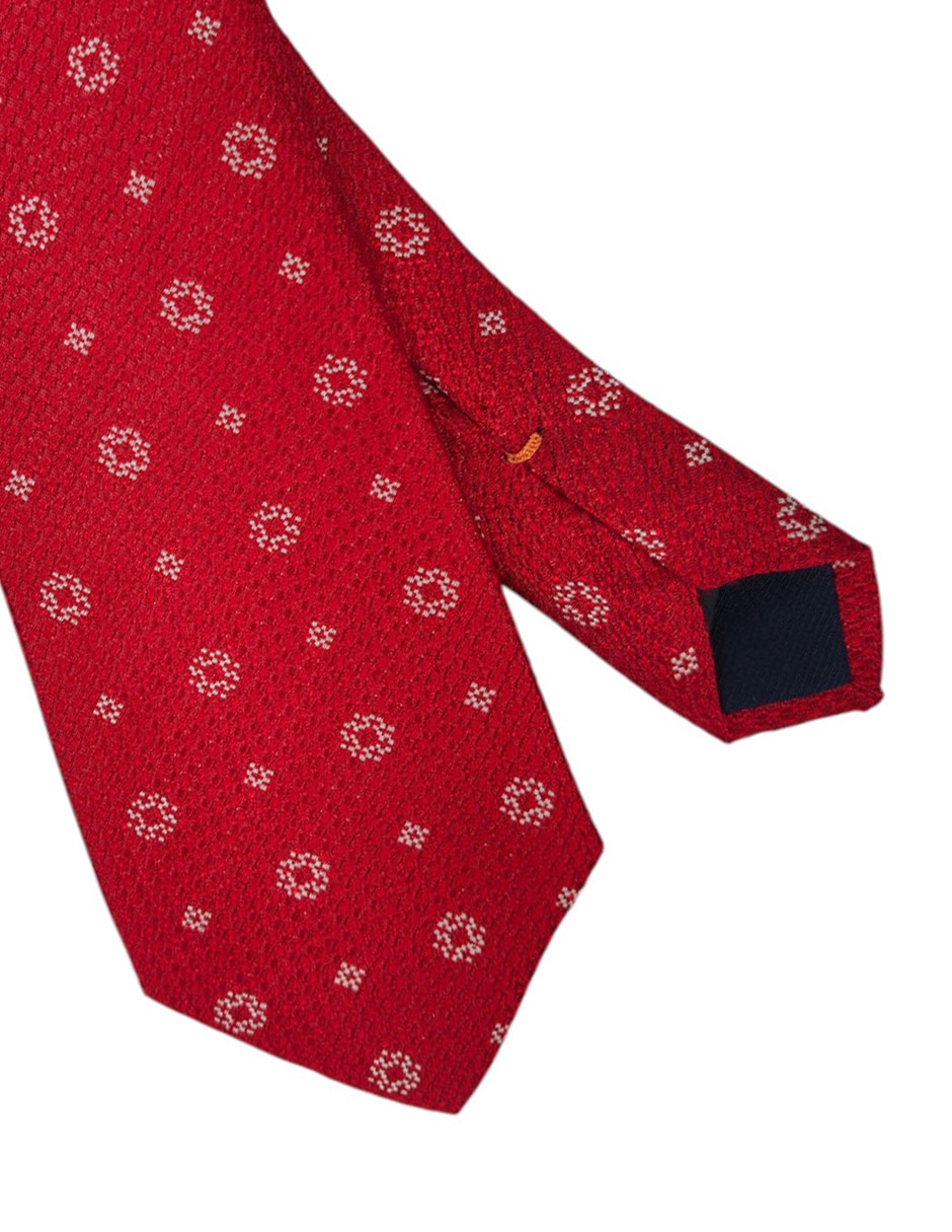Corbata regular estampado floral para hombre 2