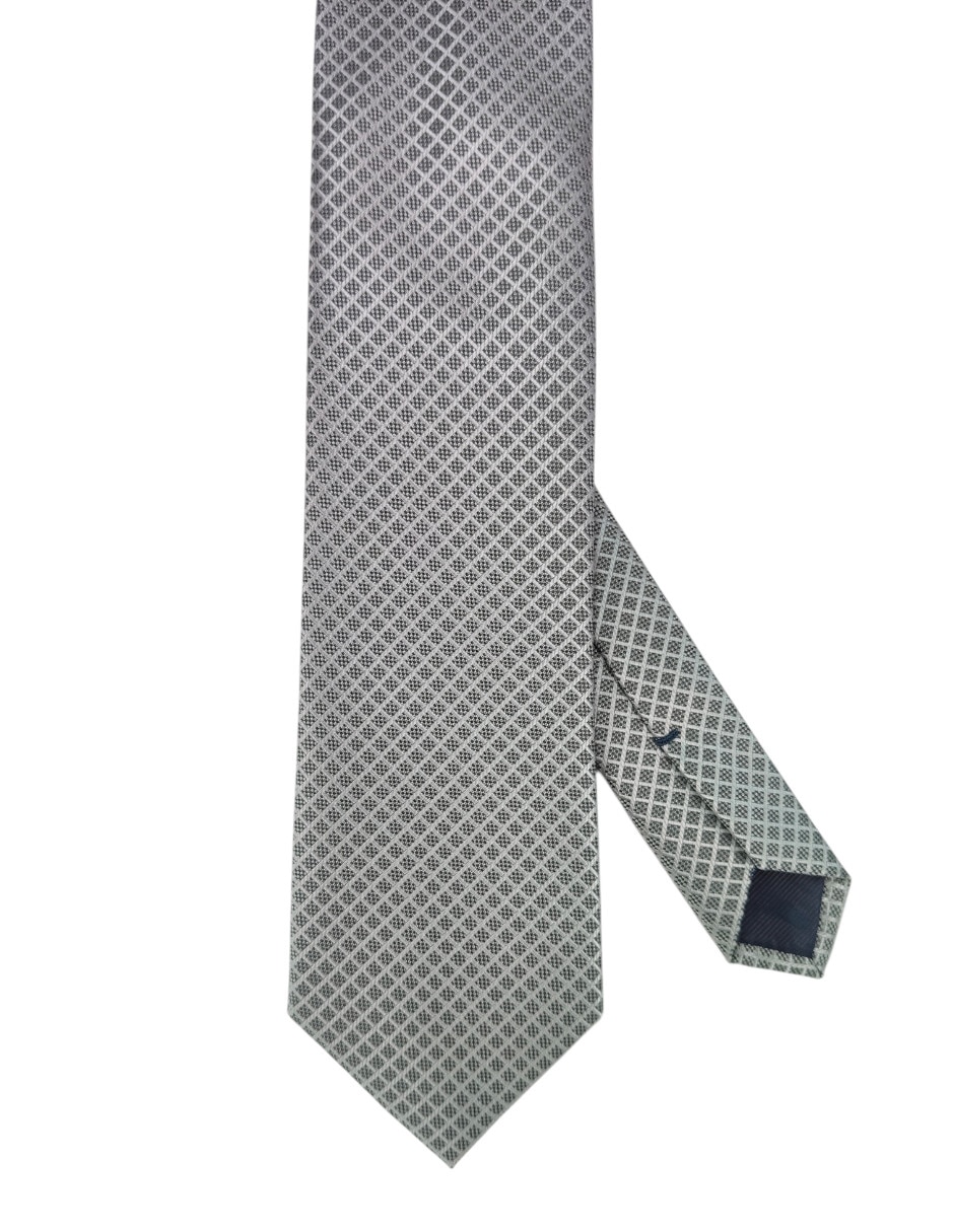 Corbata regular estampado a cuadros para hombre