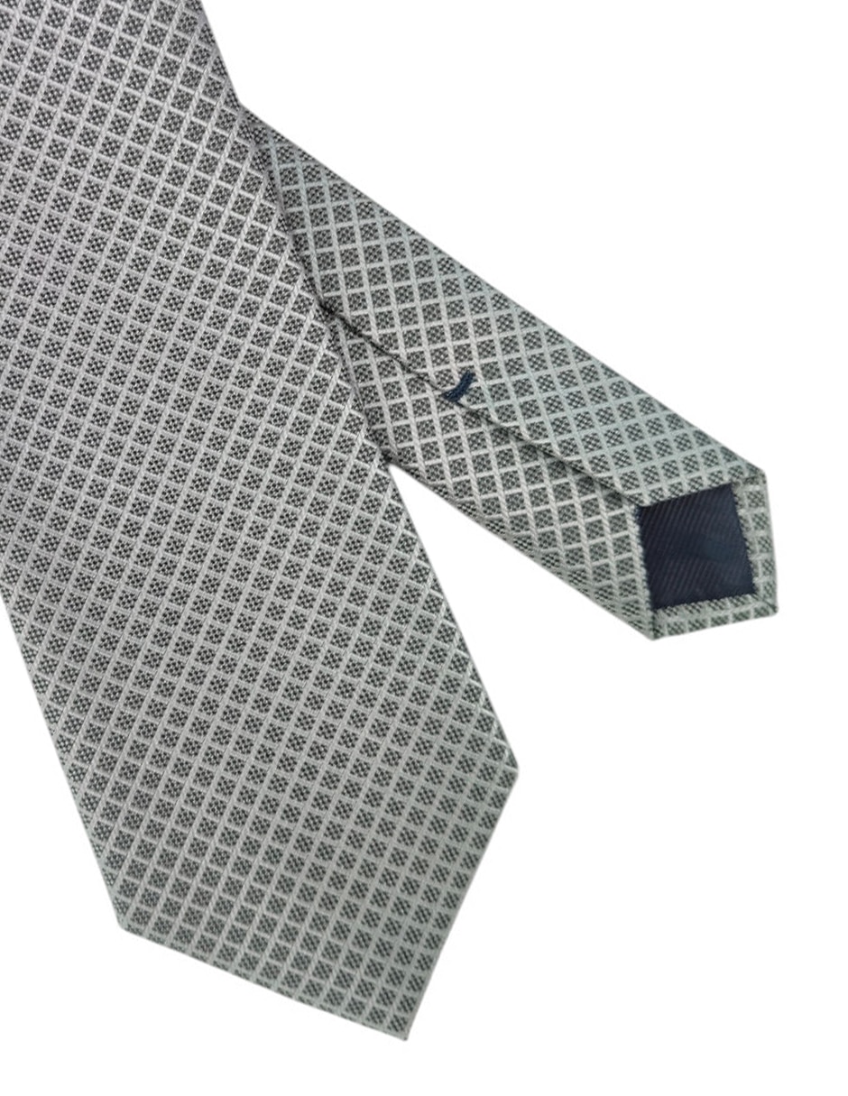 Corbata regular estampado a cuadros para hombre 2