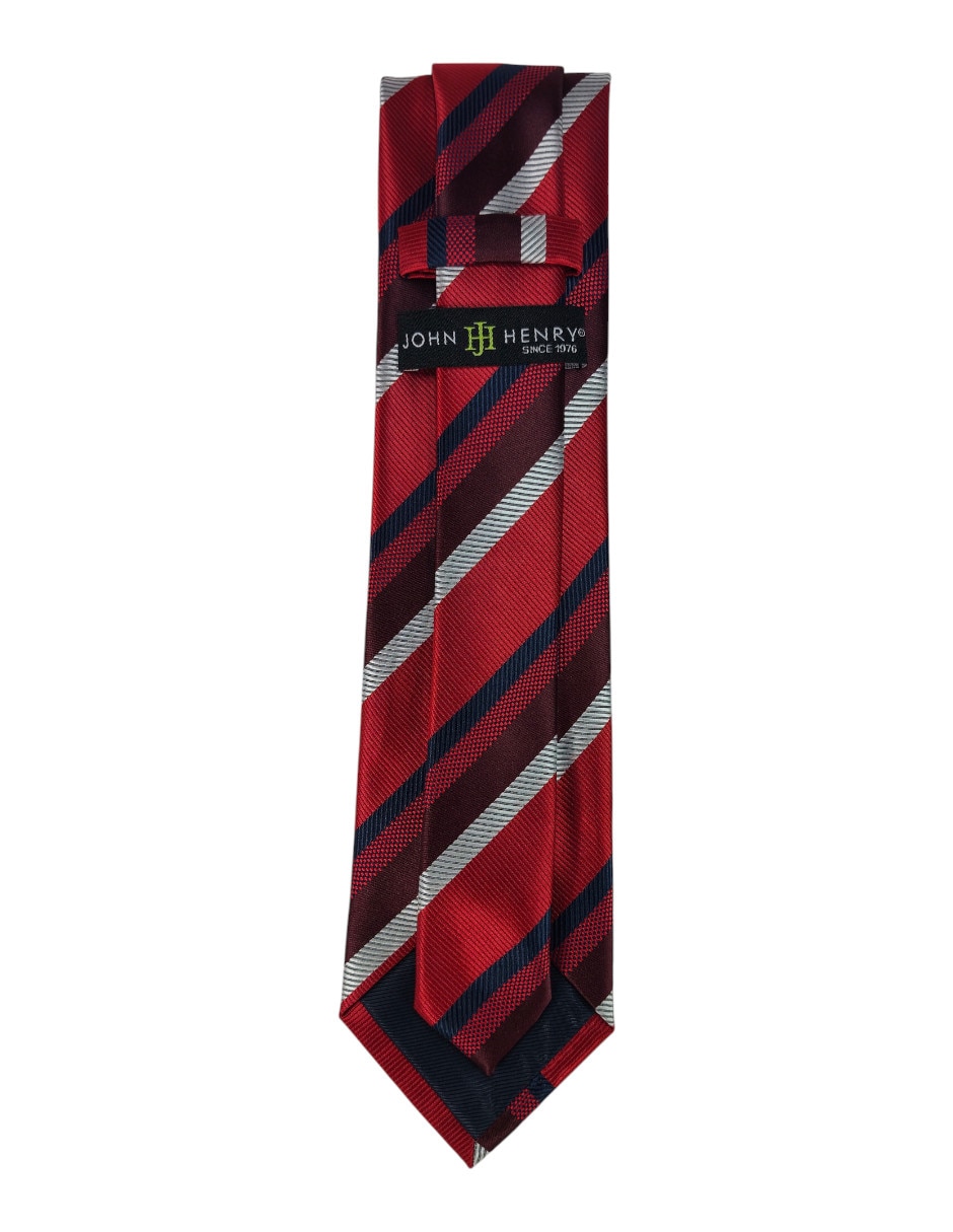 Corbata regular estampado a rayas para hombre 3
