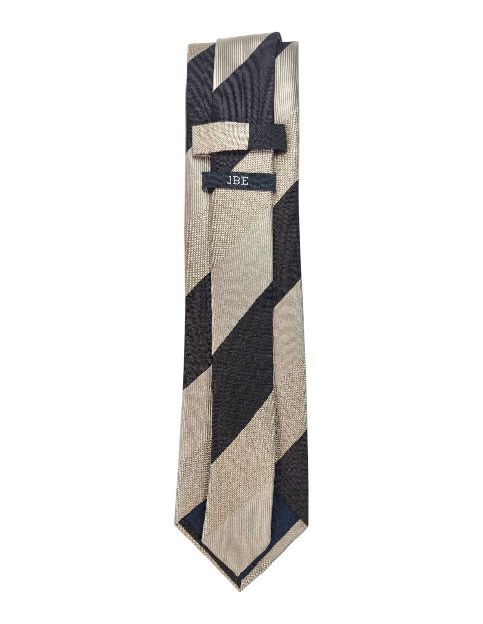 Corbata regular estampado a rayas para hombre 3