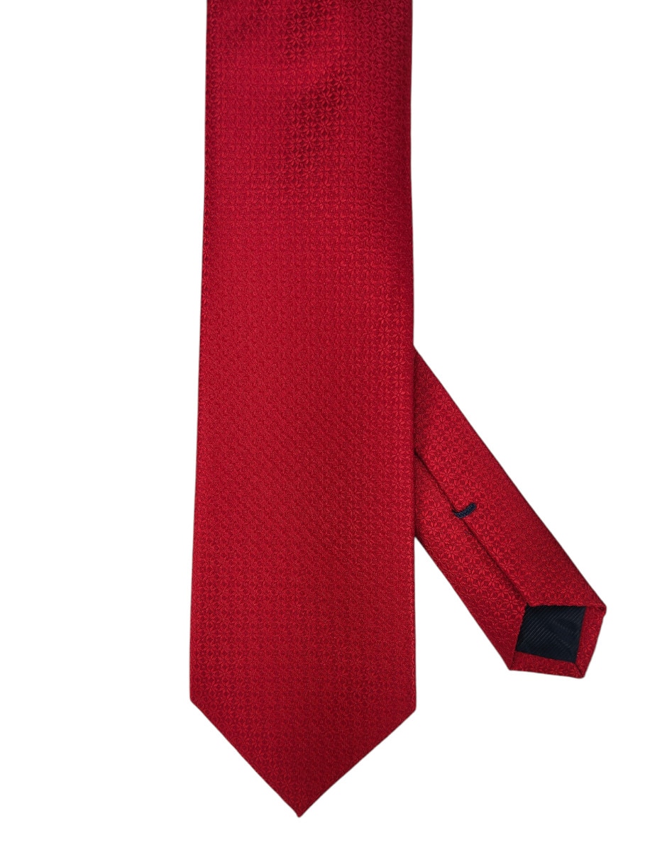 Corbata regular estampado floral para hombre 1