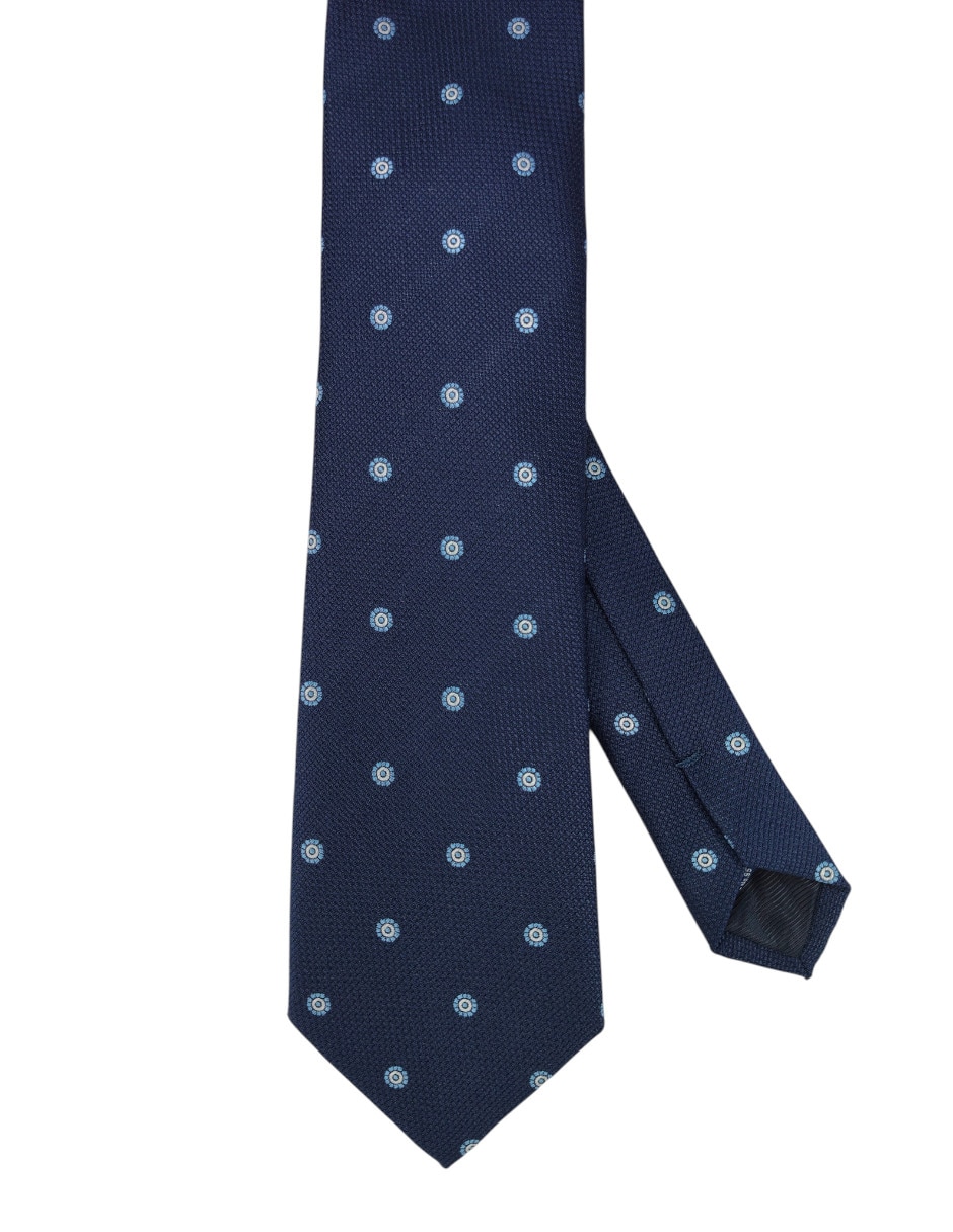 Corbata regular estampado floral para hombre