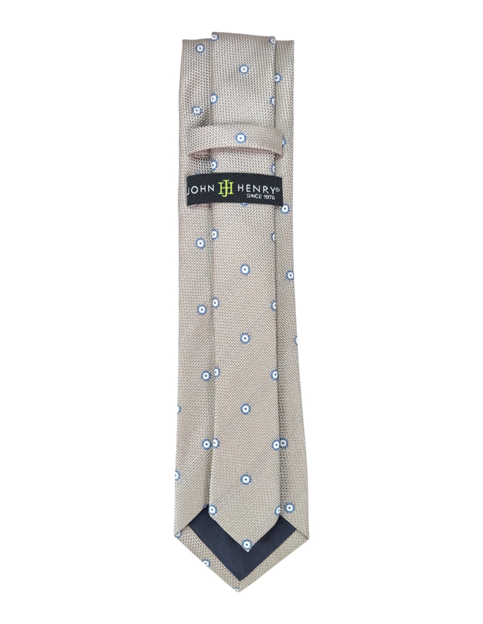 Corbata regular estampado floral para hombre 3