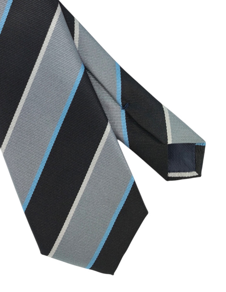 Corbata regular estampado a rayas para hombre 3