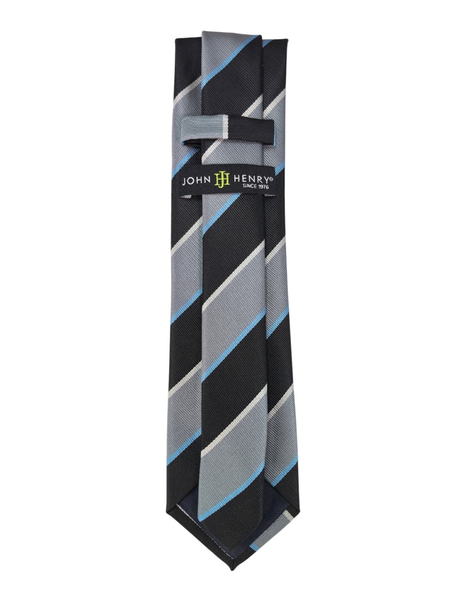 Corbata regular estampado a rayas para hombre 2