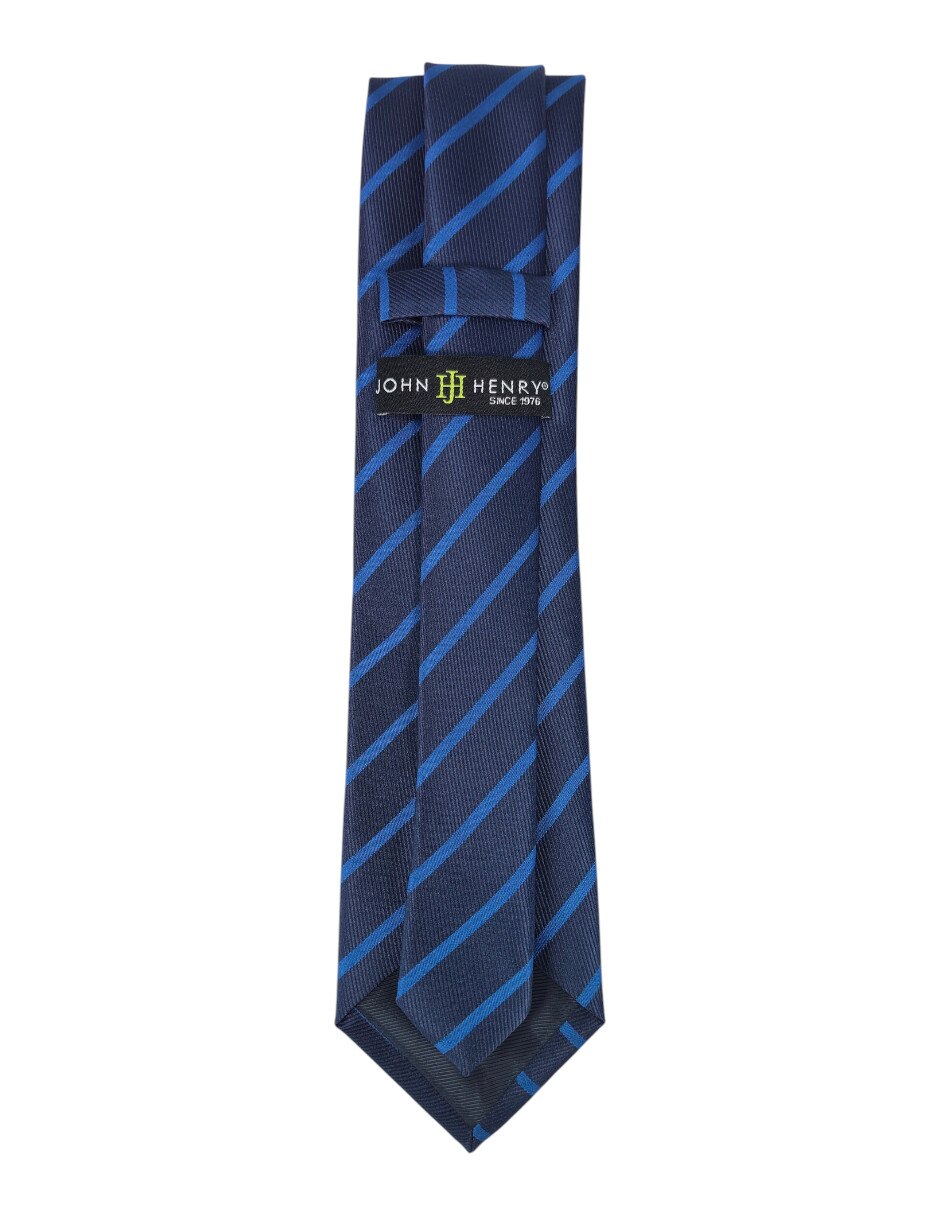 Corbata regular estampado a rayas para hombre 3