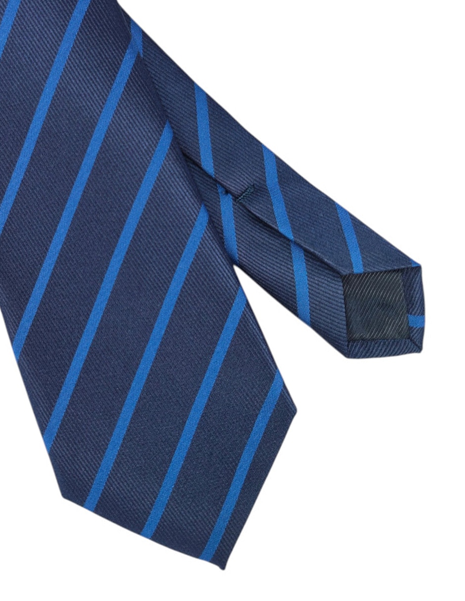 Corbata regular estampado a rayas para hombre 2