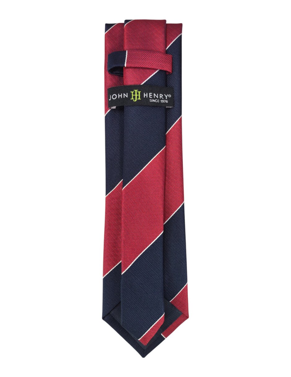 Corbata regular estampado a rayas para hombre 3