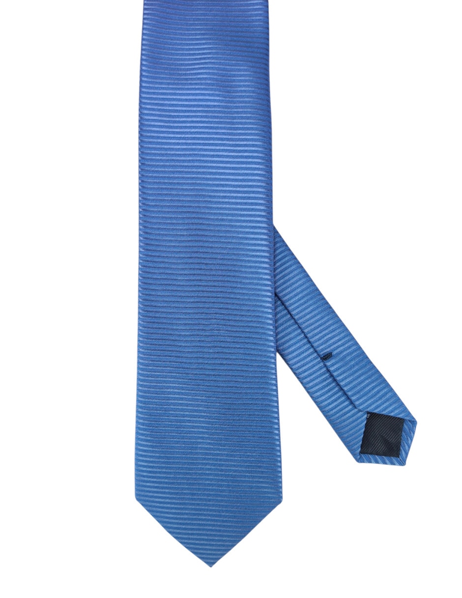 Corbata regular estampado a rayas para hombre
