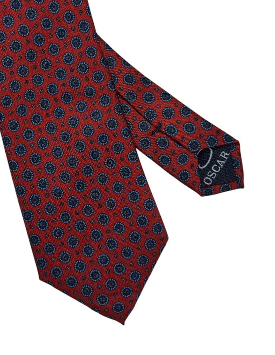 Corbata regular estampado floral para hombre 2